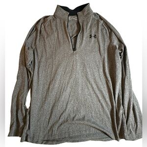 Under Armour Black and Gray Crewneck Sweater